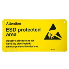 Attention ESD protected area observe precautions