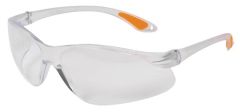 Wraparound safety glasses - clear