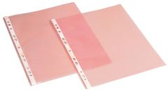 Pink ESD Anti Static Document wallets A4 open top with perforations pkt 100