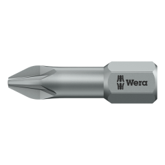 Wera 855/1TZ POZI HEAD PZ1/25 EXTRA TOUGH Screwdriver Bit 25mm 05056810001