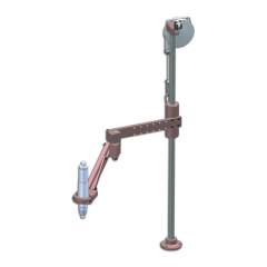 Articulated Torque Reaction Arm + clamp for straight tool