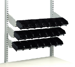 Sovella Systems - Pair of brackets 120mm for bin rails