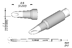 JBC C210028 Cartridge Spoon 1 mm