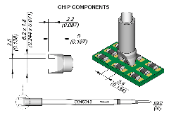 JBC C245018 Tip Cartridge Chip 3.4mm