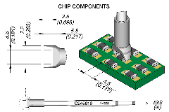 JBC C245019 Tip Cartridge Chip 4.5mm