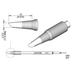 JBC C245156E Cartridge Bevel Ø 2.4