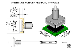 JBC C245352 QFP Cartridge 15.4 x 15.4mm