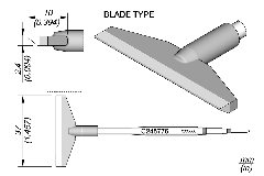 JBC C245776 Tip Cartridge Blade 37 mm