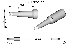 JBC C245965 Tip Cartridge Mini Spoon 1.9mm 