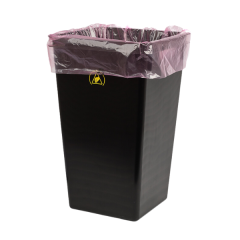 Large ESD black conductive Waste bin 40 litre