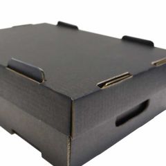 Corstat® ESD Stacking conductive tote box lid 400x300x50mm