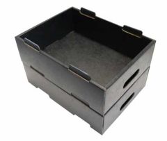 Corstat® ESD Stacking conductive tote box 600x400x58mm