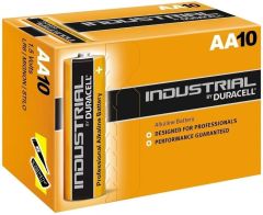 Duracell Industrial Alkaline Batteries - AA 1.5V - Pack of 10