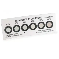 6 spot humidity indicator cards