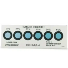 Standard Humidity Indicator Cards - 6 spots