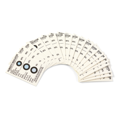 Humidity indicator cards - Cobalt Dichloride Free - 3 spot 5-10-60% - Tin of 125