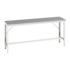 Bott Verso Adjustable Height Framework Bench - With Lino Worktop - 2000 x 600 (W x D mm)