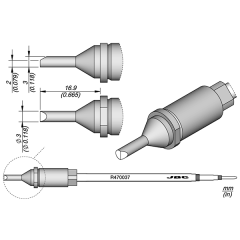 JBC R470037 Bevel Cartridge Ø3