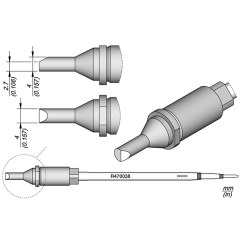 JBC R470038 Bevel Cartridge Ø4