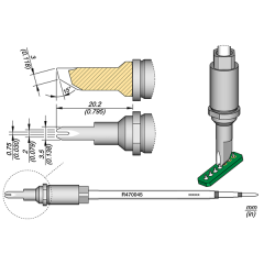 JBC R470045 Drag Cartridge 0.75