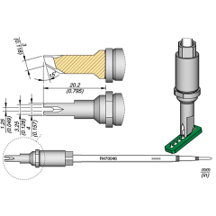 JBC R470046 Drag Cartridge 1.25