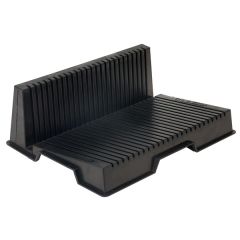 Black Conductive L-shaped PCB rack 208 x 272 x 93mm 
