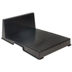 Black Conductive L-shaped PCB rack 355 x 268 x 128mm 