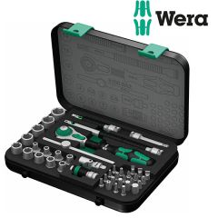 Wera 8100 SA 2 Zyklop Speed Ratchet Set, 1/4" drive, metric, 42 pieces - 05003533001