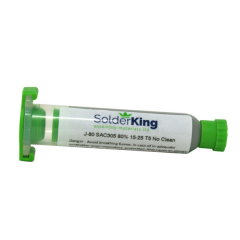 P2-5 SnBiAg 90% 15-25 T5 No Clean, Liquid Free Solder Paste | 40g Manual Syringe | SolderKing
