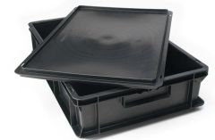 Fami ESD Conductive Tote box lid 600 x 400mm
