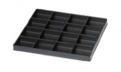 Conductive Compartmented Box Tray | 261x238x20mm | Kaisertech Ltd