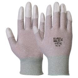 ESD Antistatic Finger tip PU Coated Dissipative Gloves