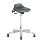 Polyurethane ESD Chair low 430-560mm c/w castors