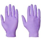 Powder Free Purple Nitrile Gloves Pack 100