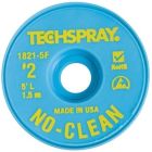 Techspray 1821-5F No Clean Wick Rosin Free Desoldering Braid - Yellow 1.5m x 1.4mm 
