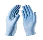 Powder Free Blue Nitrile Gloves Pack 100