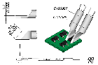 JBC C120007 Tip cartridge dual in line IC 3.5mm (each right-hand)