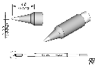 JBC C210001 Conical Tip Cartridge 0.3 mm S2