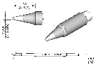 JBC C210003 Conical Tip Cartridge 0.6mm