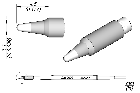 JBC C210005 Tip Cartridge Conical 1.0mm