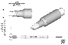JBC C210008 Cartridge Chisel 1.3 x 0.6