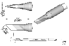 JBC C210033 Cartridge Knife 2.5 x 0.3 mm