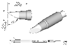 JBC C245056 High Thermal Efficiency Tip Cartridge Bevel 3.5mm 