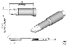 JBC C245061 Tip Cartridge Chisel 3x1mm