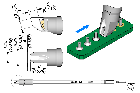 JBC C245651 Tip Cartridge Drag 1.25 mm, 20mm Longer