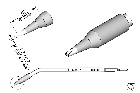 JBC C250407 Tip Cartridge Chisel 1.2 x 0.7mm