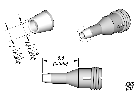 JBC Micro desoldering tip C360-007