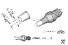 C560004 Tip for DR560 desoldering iron