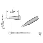 JBC C105109 Tip Cartridge Bevel Ø 0.6mm