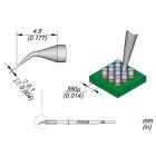 JBC C105124 Tip Cartridge Conical Bent Ø 0.1mm